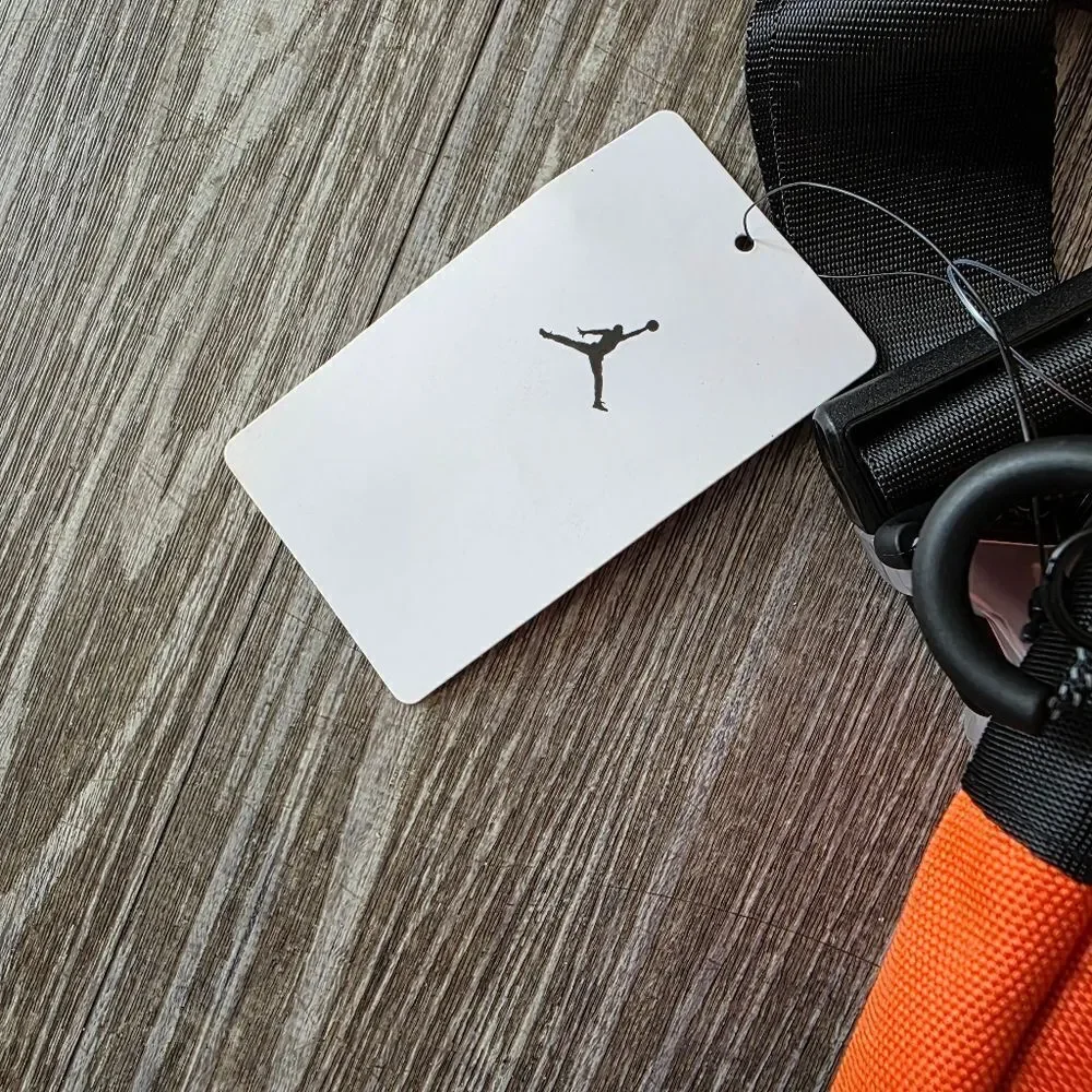 Air Jordan OG MVP Hip Bag Fanny Pack Orange Black Zippers Buckle Retro Brand New